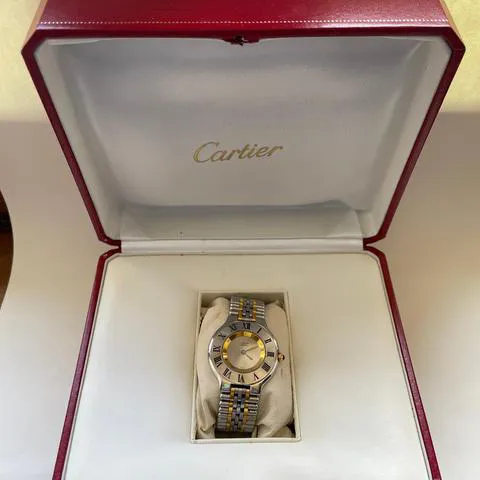 Cartier 21 Must de Cartier 1330 31mm Yellow gold and Stainless steel Silver