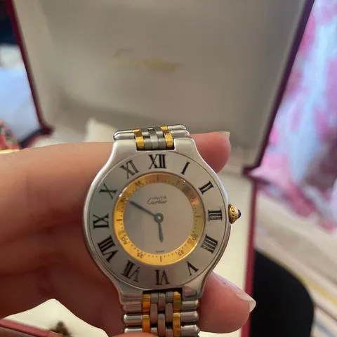 Cartier 21 Must de Cartier 1330 31mm Yellow gold and Stainless steel Silver 7