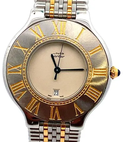 Cartier 21 Must de Cartier 9011 35mm Stainless steel Champagne