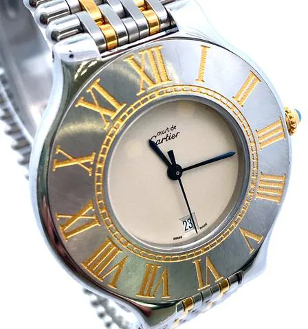 Cartier 21 Must de Cartier 9011 35mm Stainless steel Champagne 1