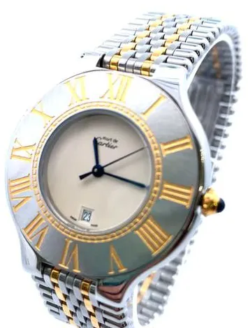 Cartier 21 Must de Cartier 9011 35mm Stainless steel Champagne 2