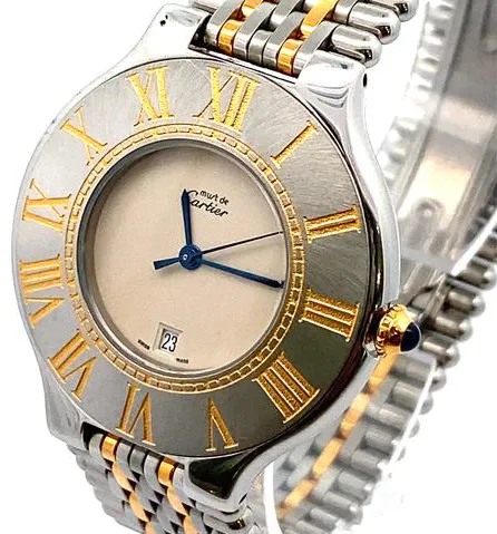 Cartier 21 Must de Cartier 9011 35mm Stainless steel Champagne 8