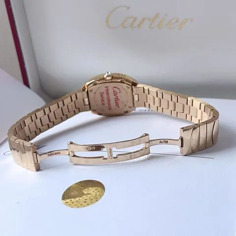 Cartier Baignoire Small Model WB520002 31.5mm Rose gold Silver 4