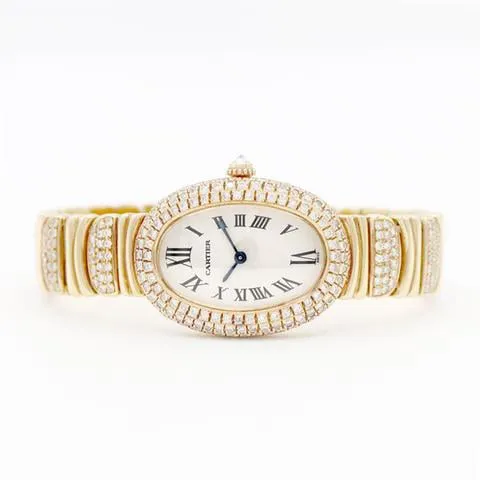 Cartier Baignoire W1506056 23mm Ivory 4