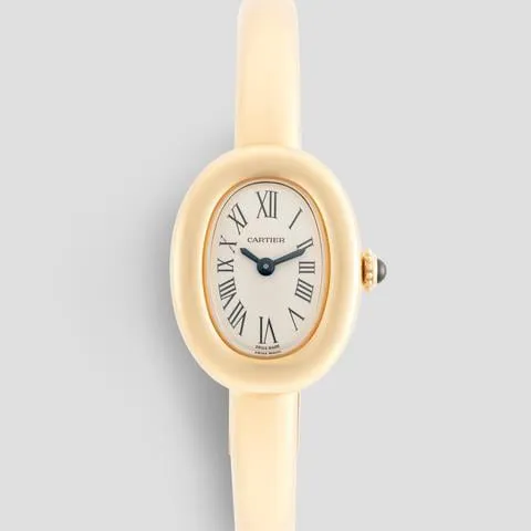 Cartier Baignoire WGBA0035 19mm Yellow gold Silver