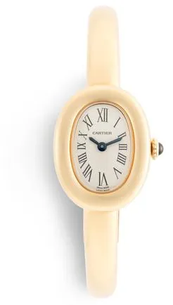 Cartier Baignoire WGBA0035 19mm Yellow gold Silver 9