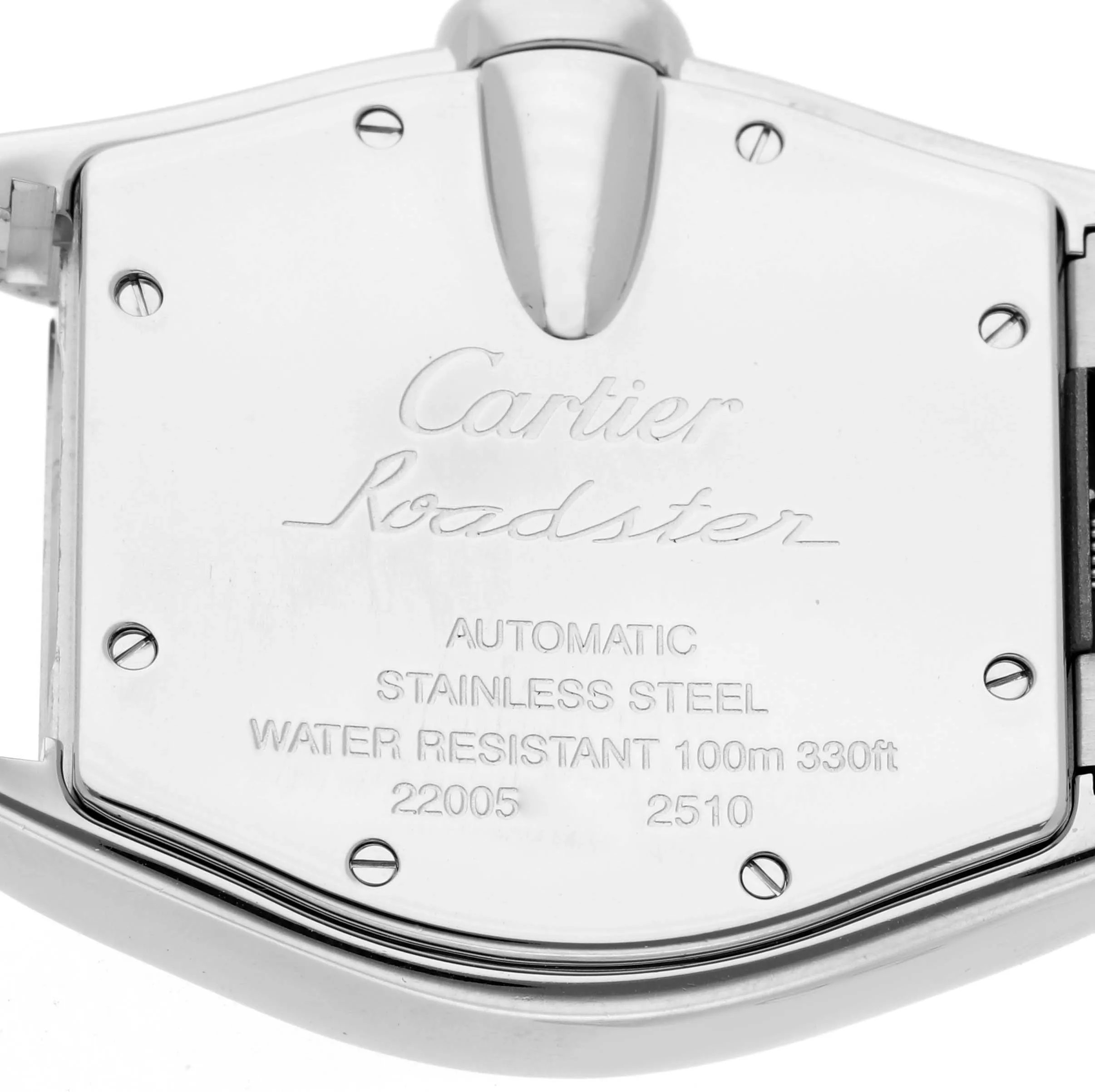 Cartier Roadster W62002V3 38mm Stainless steel Black 5