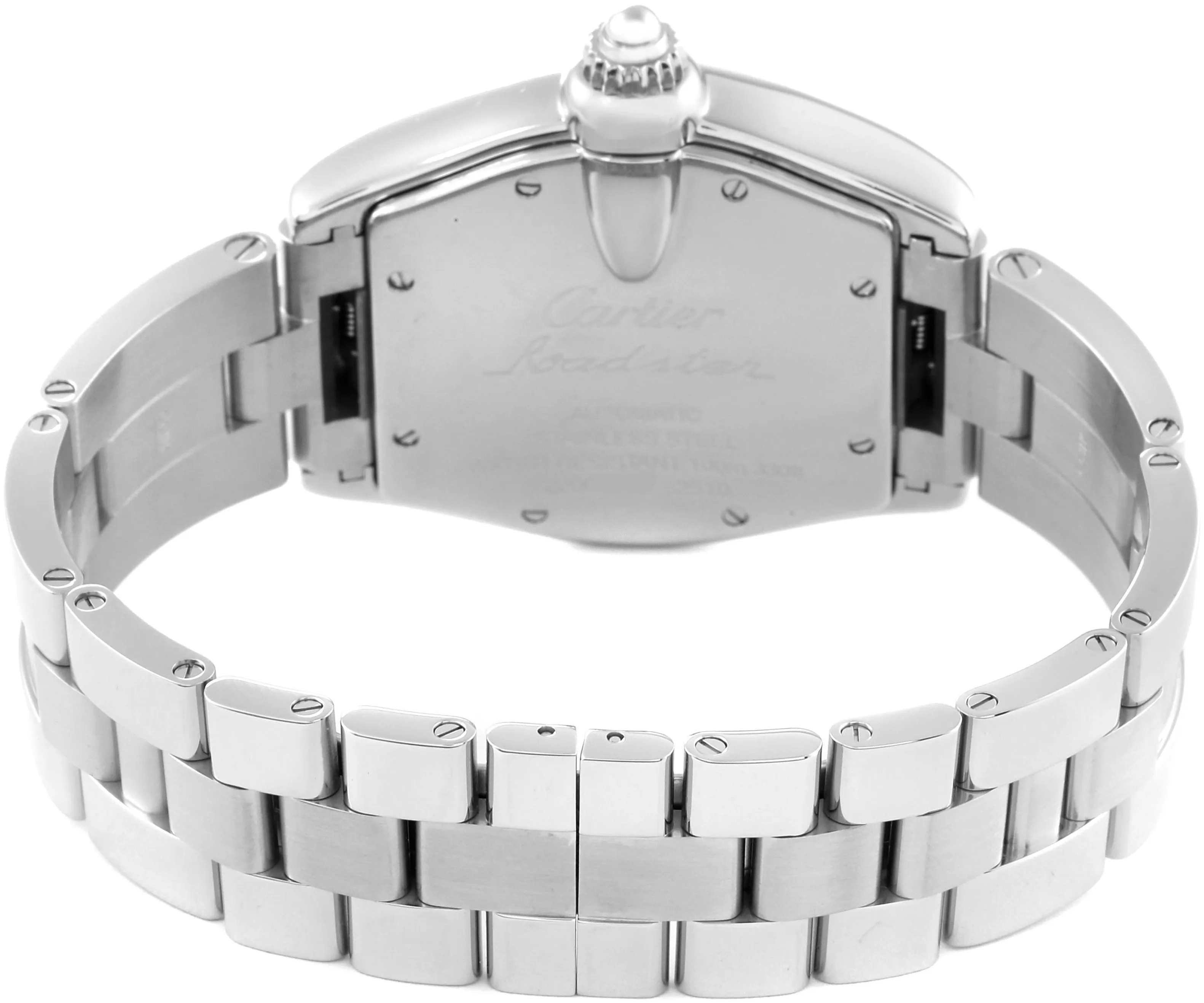 Cartier Roadster W62002V3 38mm Stainless steel Black 6