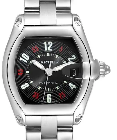 Cartier Roadster W62002V3 38mm Stainless steel Black