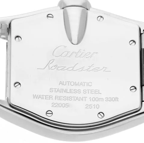 Cartier Roadster W62002V3 38mm Stainless steel Black 3