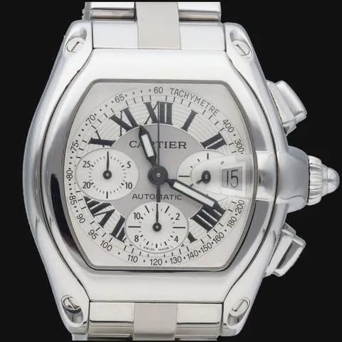 Cartier Roadster W62006X6 40mm Stainless steel Silver