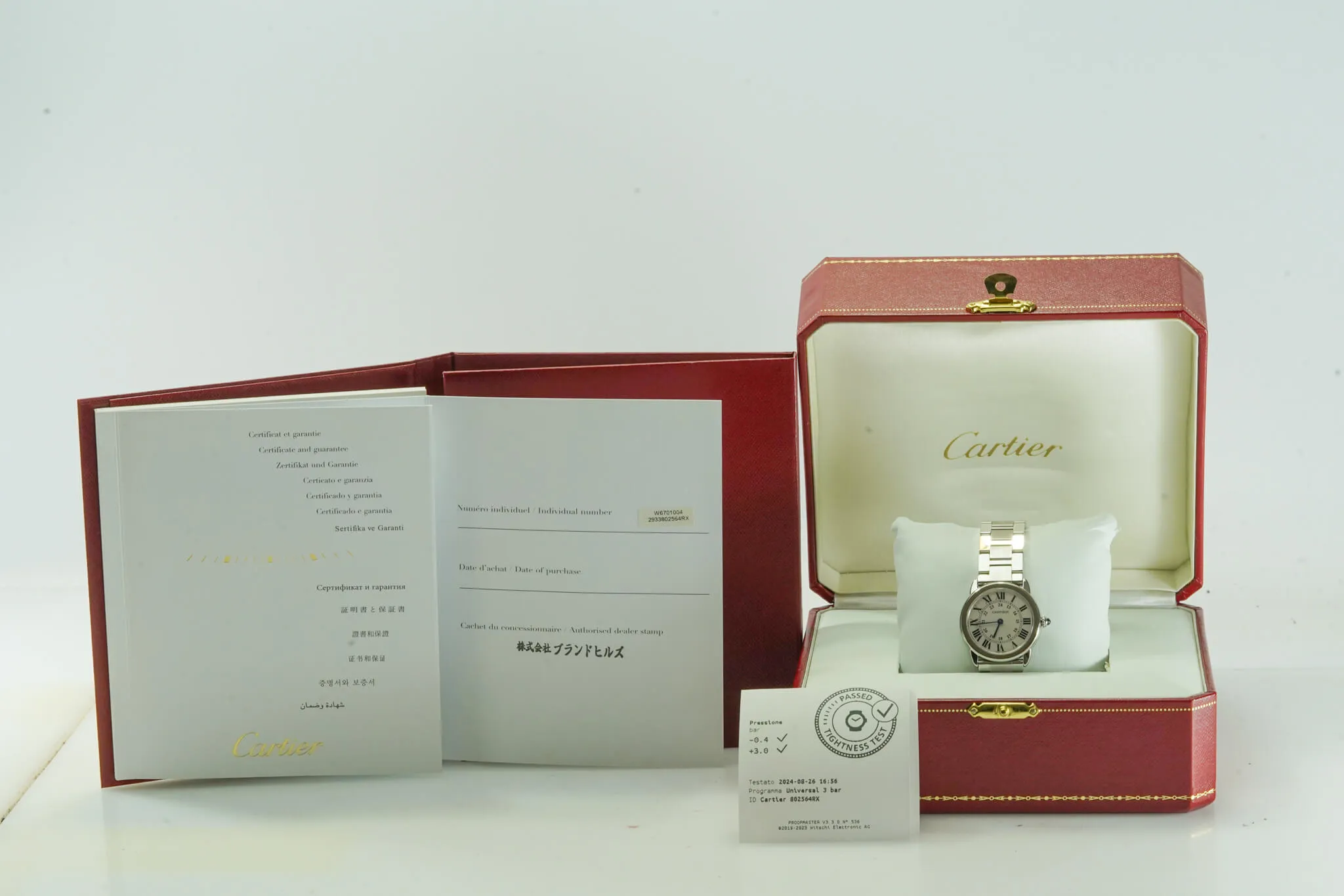 Cartier Ronde de Cartier W6701004 29.5mm Silver 14