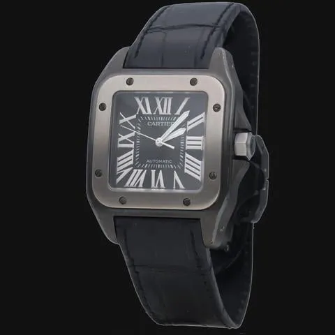 Cartier Santos 100 W2020010 38mm Stainless steel Black 1