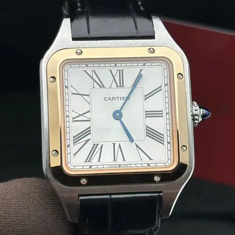 Cartier Santos Dumont W2SA0011 43.5mm Yellow gold and Stainless steel Silver 2