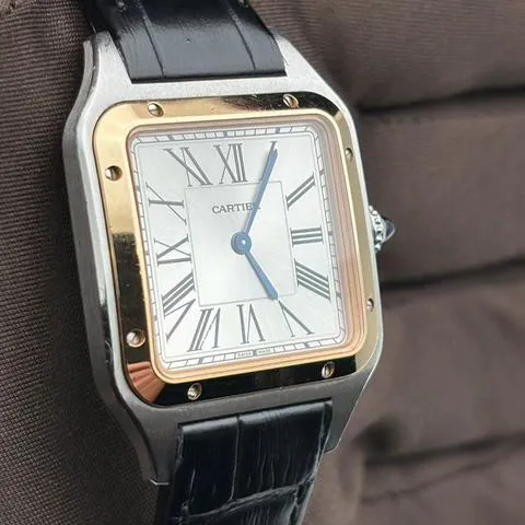 Cartier Santos Dumont W2SA0011 43.5mm Yellow gold and Stainless steel Silver 5