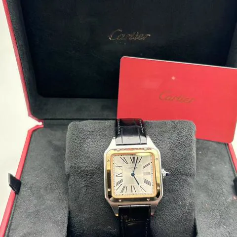 Cartier Santos Dumont W2SA0011 43.5mm Yellow gold and Stainless steel Silver 7