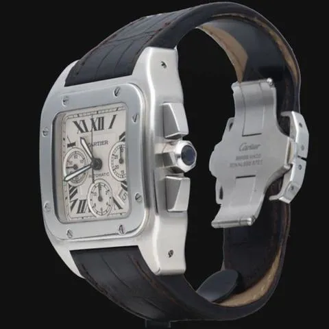 Cartier Santos W20090X8 41mm Stainless steel White 2