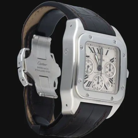 Cartier Santos W20090X8 41mm Stainless steel White 4