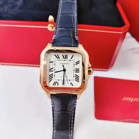 Cartier Santos WGSA0011 40mm Rose gold Silver