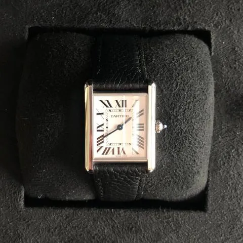 Cartier Tank 4323 25mm Stainless steel White