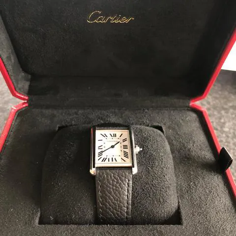 Cartier Tank 4323 25mm Stainless steel White 2