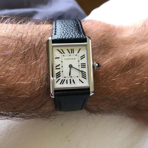 Cartier Tank 4323 25mm Stainless steel White 8