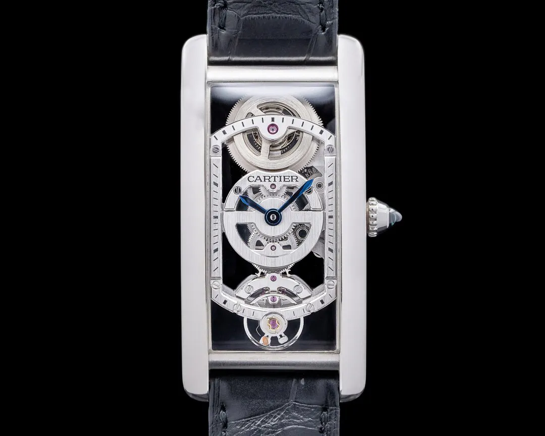 Cartier Tank Cintrée WHTA0009 23mm Platinum