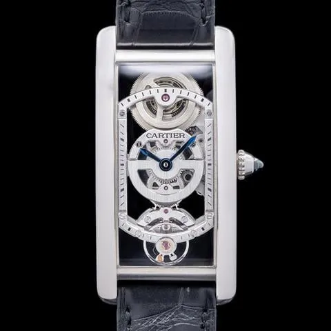 Cartier Tank Cintrée WHTA0009 23mm Platinum