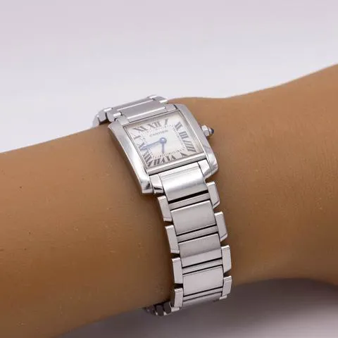 Cartier Tank Française W51008Q3 20mm Stainless steel Silver 8