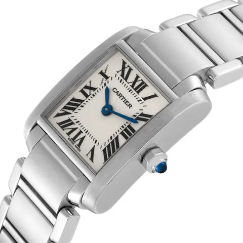 Cartier Tank Française W51008Q3 20mm Silver Silver 1