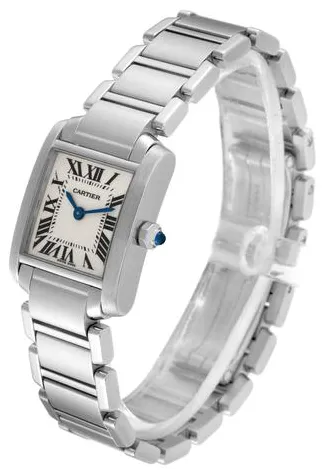 Cartier Tank Française W51008Q3 20mm Silver Silver 5