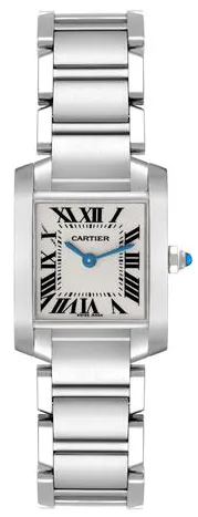 Cartier Tank Française W51008Q3 20mm Silver Silver 6