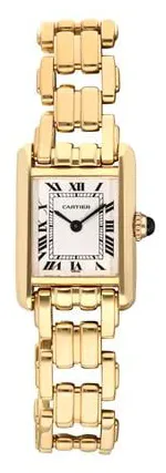 Cartier Tank Louis Cartier 8057 Yellow gold White