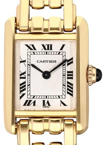 Cartier Tank Louis Cartier 8057 Yellow gold White 1