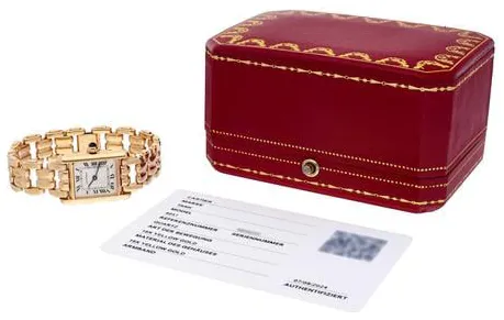 Cartier Tank Louis Cartier 8057 Yellow gold White 5