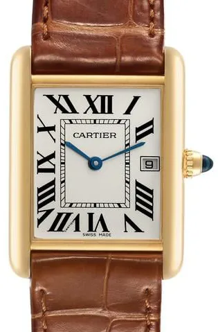 Cartier Tank Louis Cartier W1529756 25mm Yellow gold Silver