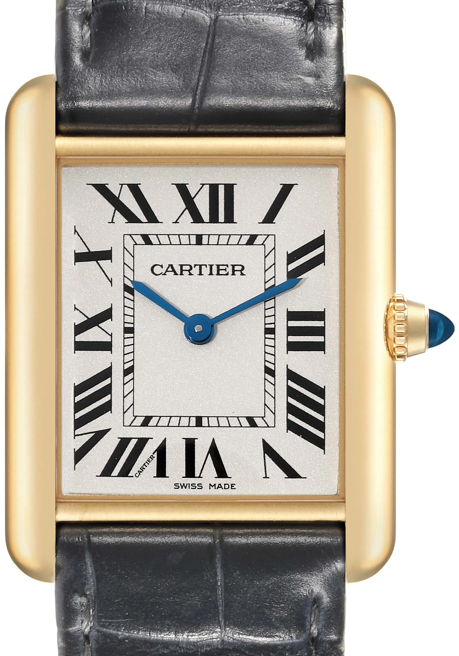 Cartier Tank Louis Cartier WGTA0067 33.5mm Yellow gold and 18k yellow gold Silver