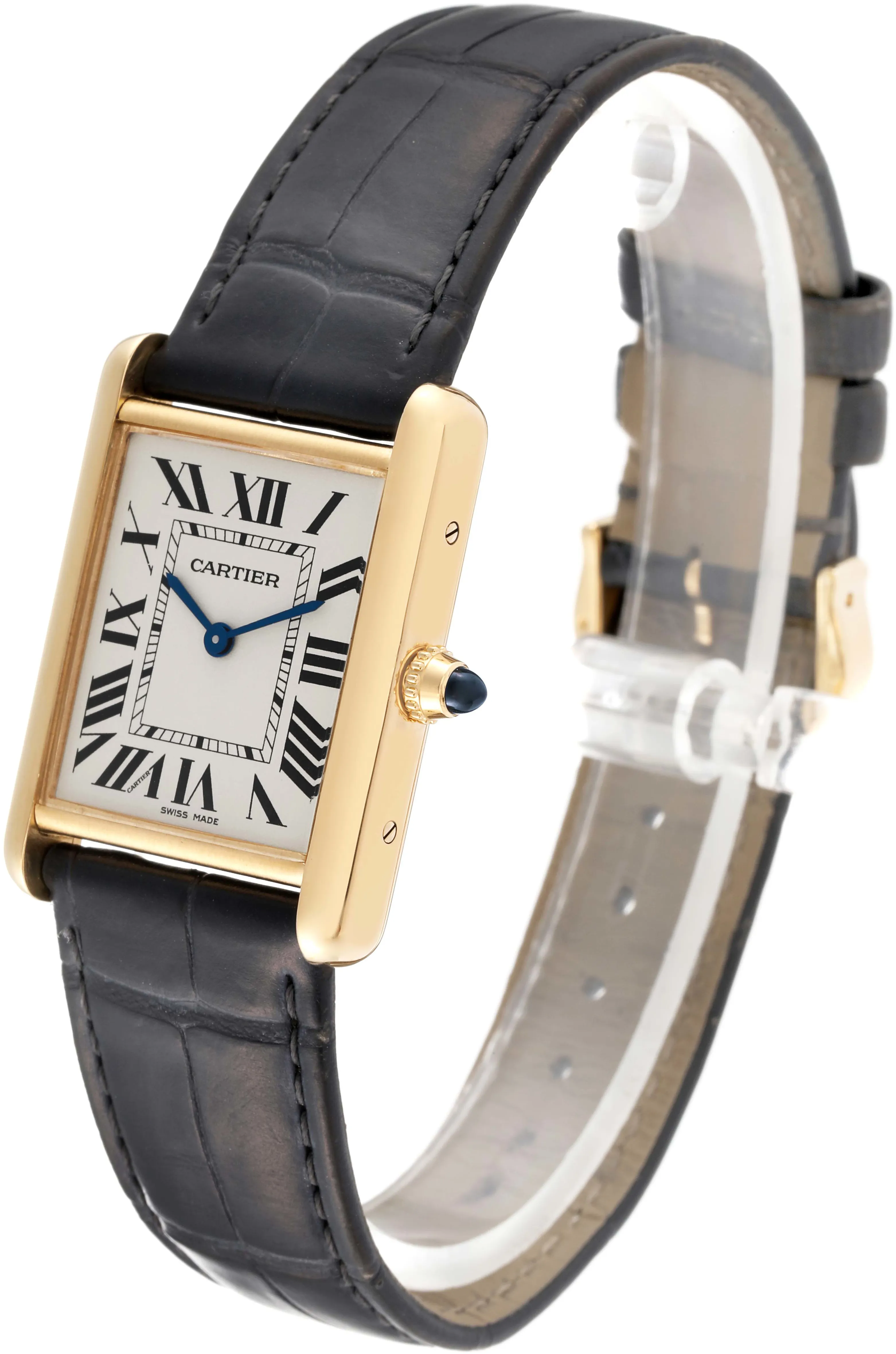 Cartier Tank Louis Cartier WGTA0067 33.5mm Yellow gold and 18k yellow gold Silver 2