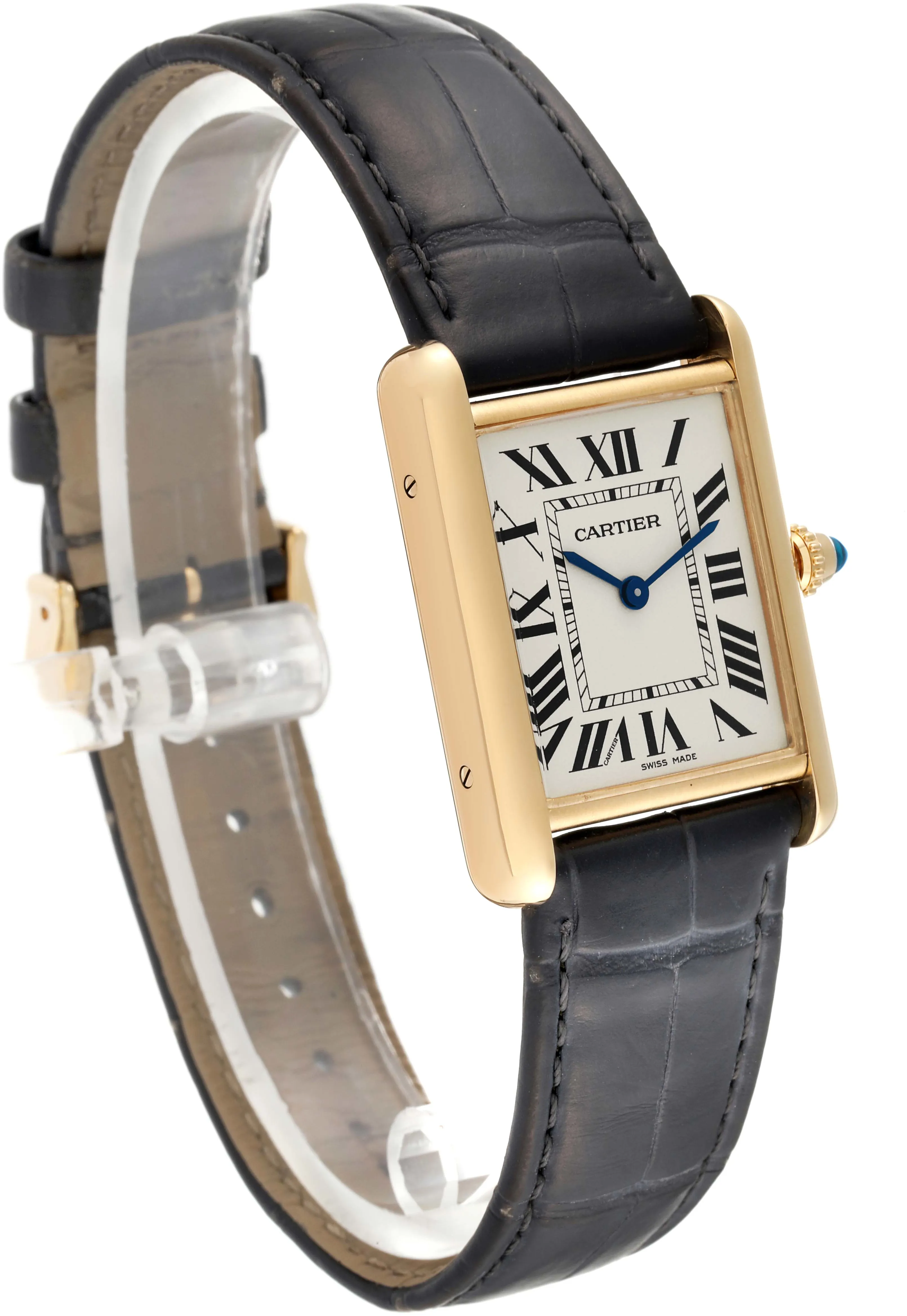 Cartier Tank Louis Cartier WGTA0067 33.5mm Yellow gold and 18k yellow gold Silver 3