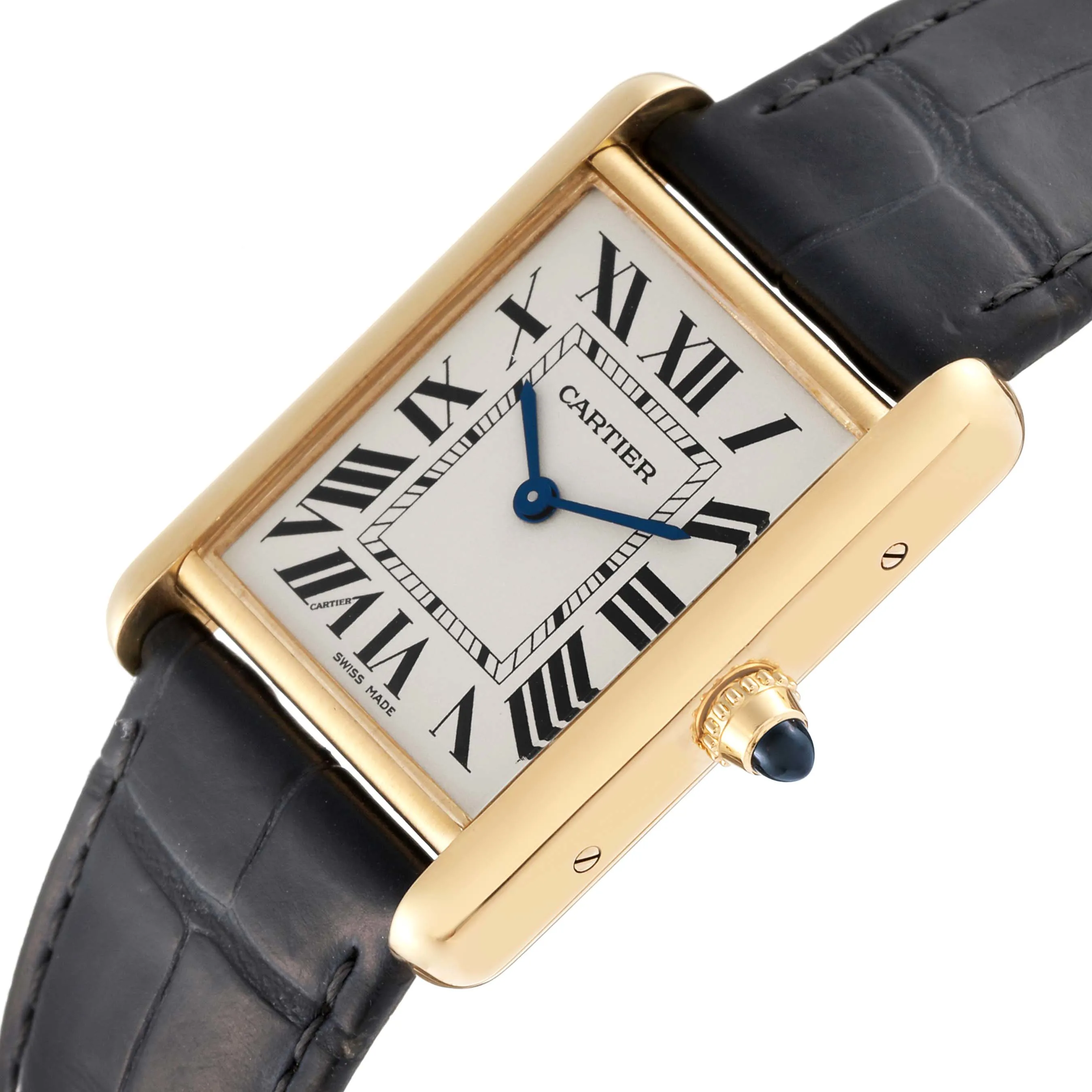 Cartier Tank Louis Cartier WGTA0067 33.5mm Yellow gold and 18k yellow gold Silver 4