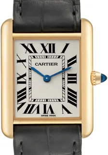 Cartier Tank Louis Cartier WGTA0067 33.5mm Yellow gold Silver