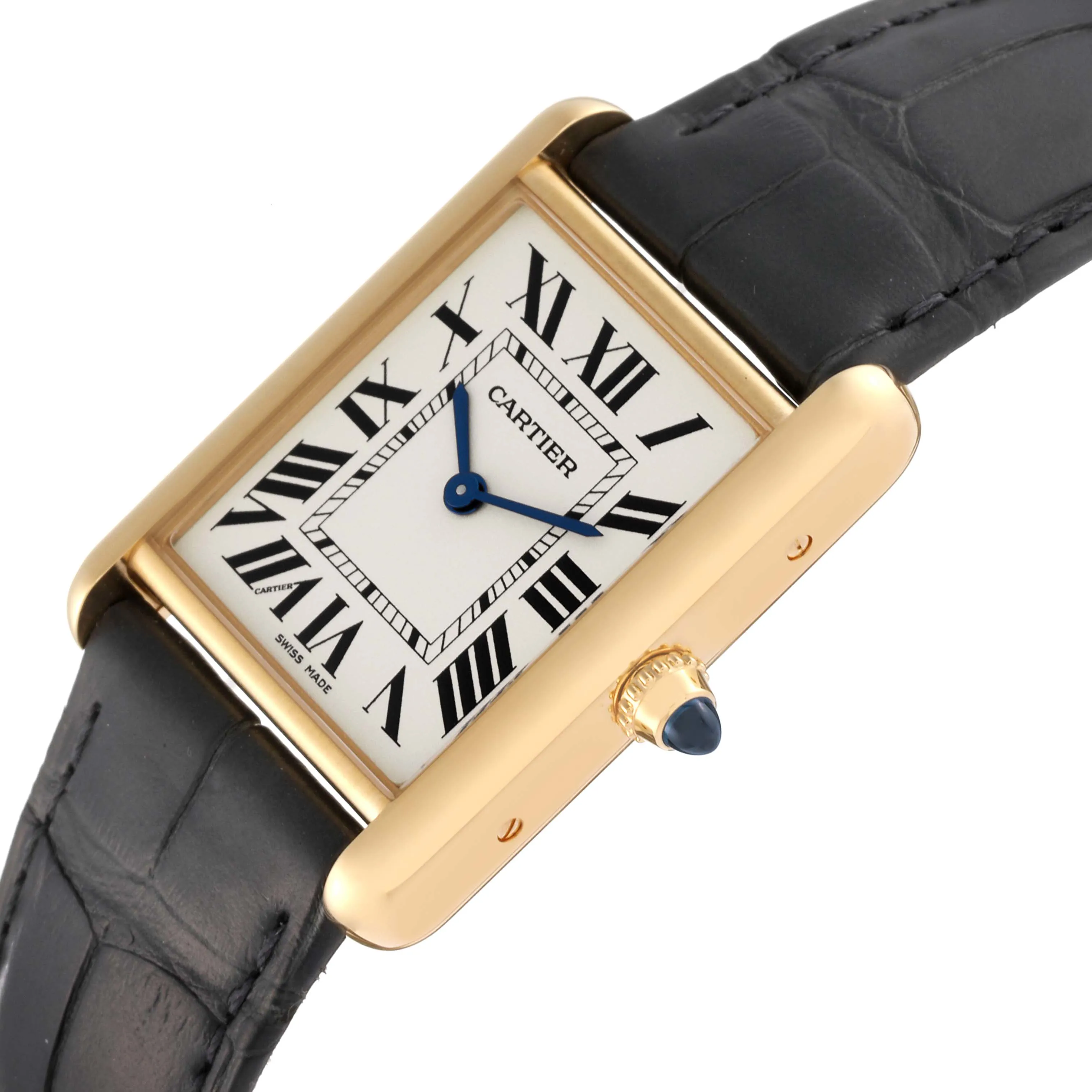 Cartier Tank Louis Cartier WGTA0067 33.5mm Yellow gold and 18k yellow gold Silver 4