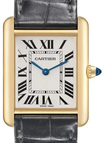 Cartier Tank Louis Cartier WGTA0067 33.5mm Yellow gold Silver