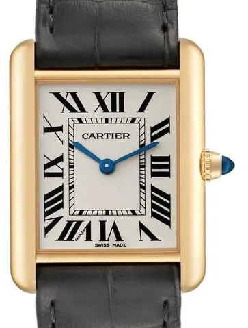 Cartier Tank Louis Cartier WGTA0067 33.5mm Yellow gold Silver