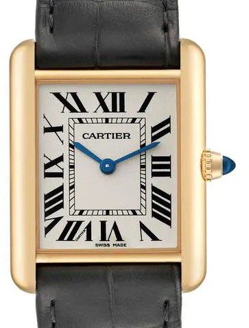 Cartier Tank Louis Cartier WGTA0067 33.5mm Yellow gold Silver 1