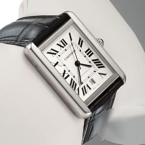 Cartier Tank W5200027 40.5mm Stainless steel Silver 2