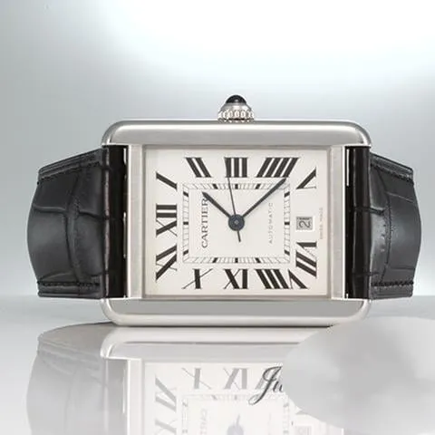 Cartier Tank W5200027 40.5mm Stainless steel Silver 3