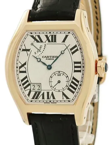 Cartier Tortue W1545851 38.5mm Rose gold Silver