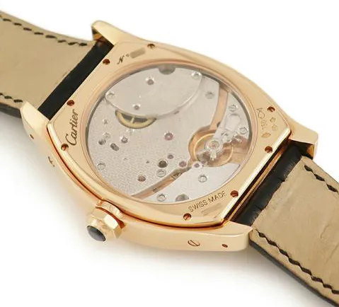 Cartier Tortue W1545851 38.5mm Rose gold Silver 1