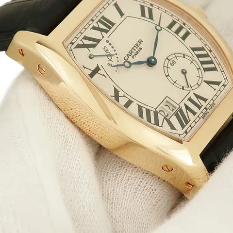 Cartier Tortue W1545851 38.5mm Rose gold Silver 3